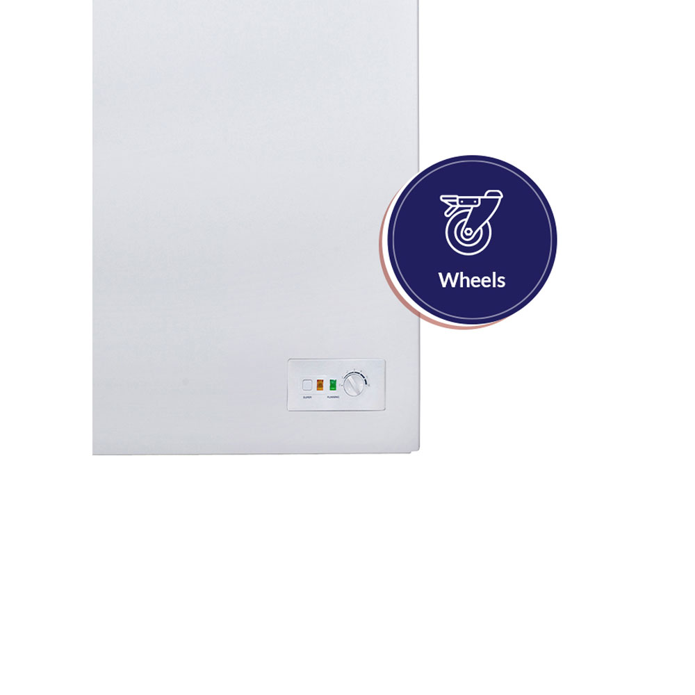 Arrow Chest Freezer 3.5 CU.FT, 100 Liters ,White RO-160F
