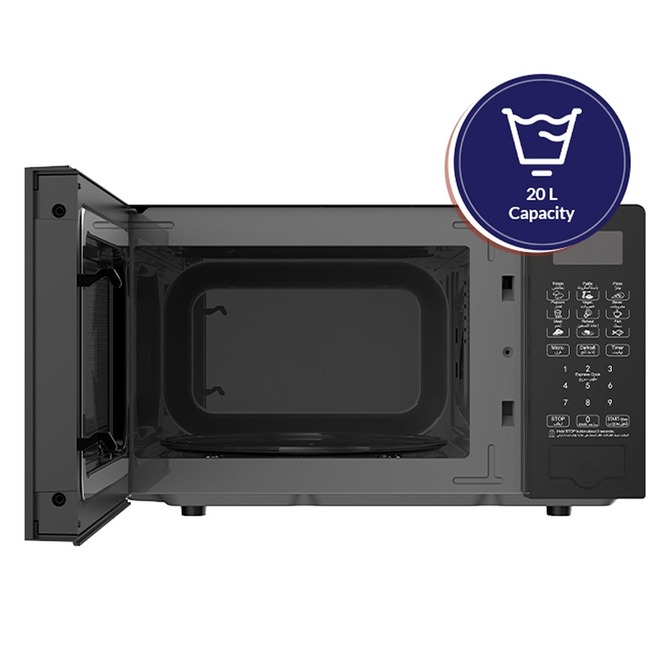 RO-20MWBD,Arrow, Black, 20L Digital microwave, 700W output power