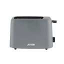 2-Slice Plastic Toaster with 6 Browning Levels – Black & Dark Grey | RO-02TD