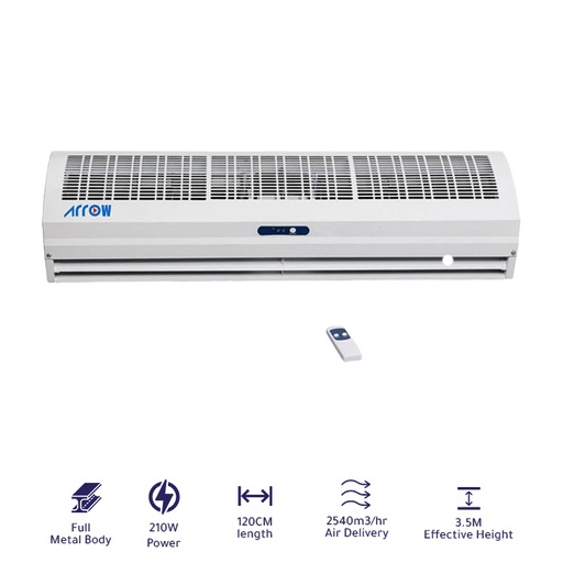 Arrow Air Curtain 120 cm White, RO-120CARC